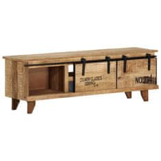 Vidaxl TV omarica 120x30x40 cm trden mangov les
