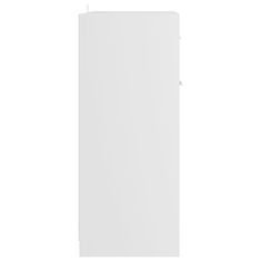 shumee Kopalniška omarica bela 60x33x80 cm iverna plošča