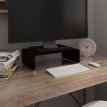 Vidaxl vidaXL Stekleno stojalo za monitor/TV 40x25x11 cm
