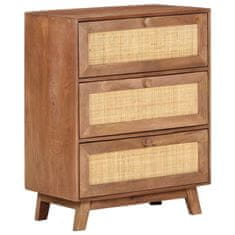 Vidaxl Komoda 61x35x76 cm trden mangov les