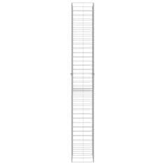 Vidaxl Gabionske košare 3 kosi pocinkano jeklo 25x25x197 cm