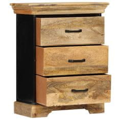 Vidaxl Predalnik 60x30x75 cm trden mangov les