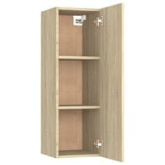 Vidaxl TV omarica 2 kosa sonoma hrast 30,5x30x90 cm inženirski les
