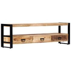 Greatstore TV omarica 150x30x45 cm trden mangov les