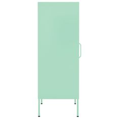 Vidaxl Omara za shranjevanje mint zelena 42,5x35x101,5 cm jeklo
