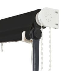 Vidaxl Zložljiva tenda z LED lučmi 300x150 cm antracitna