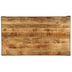 Vidaxl Jedilna miza iz trdnega mangovega lesa 140x80x76 cm