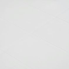 Vidaxl Vrtna miza iz plastike 79x79x72 cm bela videz ratana