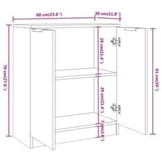 shumee Omara, betonsko siva, 60x30x70 cm, material na osnovi lesa