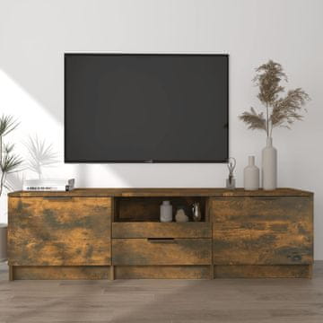 Vidaxl vidaXL TV stojalo dimljeno hrastovo 140x35x40 cm