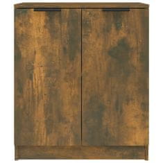 Vidaxl Komoda 2 kosa dimljen hrast 60x30x70 cm konstruiran les