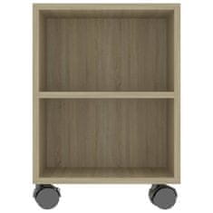 Vidaxl TV omarica sonoma hrast 120x35x43 cm iverna plošča