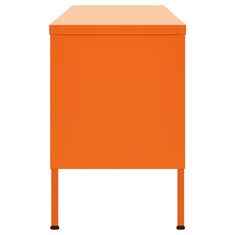 Vidaxl TV omarica oranžna 105x35x50 cm jeklo