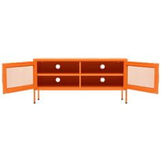 Vidaxl TV omarica oranžna 105x35x50 cm jeklo
