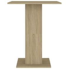 Vidaxl Bistro mizica sonoma hrast 60x60x75 cm iverna plošča