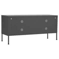Vidaxl TV omarica antracitna 105x35x50 cm jeklo