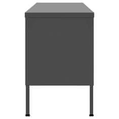 Vidaxl TV omarica antracitna 105x35x50 cm jeklo