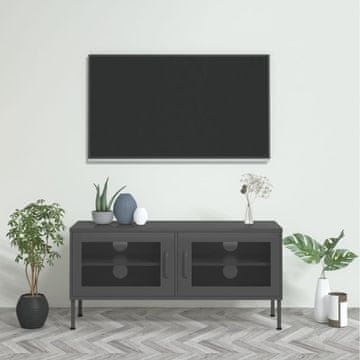 Vidaxl vidaXL TV stojalo antracitno 105x35x50 cm jeklo