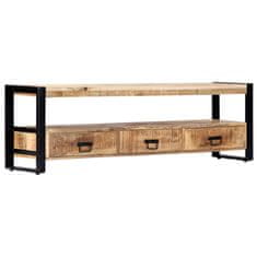 Greatstore TV omarica 150x30x45 cm trden mangov les