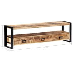 Greatstore TV omarica 150x30x45 cm trden mangov les