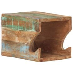 Vidaxl Stensko stojalo za kolo 35x25x25 cm trden predelan les