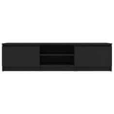 Vidaxl TV omarica črna 140x40x35,5 cm iverna plošča