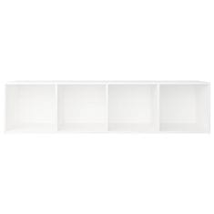 Vidaxl Knjižna / TV omara bela 36x30x143 cm iverna plošča