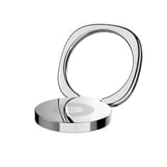 BASEUS Ring nosilec obroček Privity za telefon (srebrn)