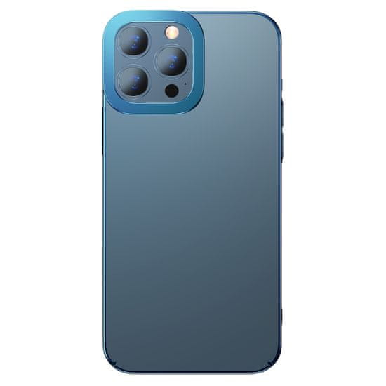 BASEUS Prozorno ohišje Glitter za iPhone 13 Pro Max (modro)