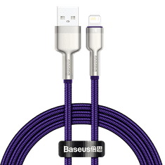 BASEUS Kabel USB do Lightning Cafule, 2.4A, 1m (vijoličen)