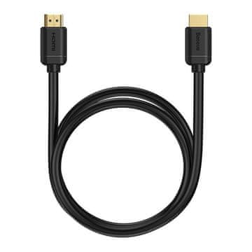 BASEUS Kabel HDMI 2.0 High Definition Series, 4K 60Hz, 0,75 m (črn)