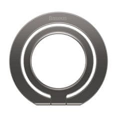 BASEUS Ring nosilec prstan Halo za telefon (siv)