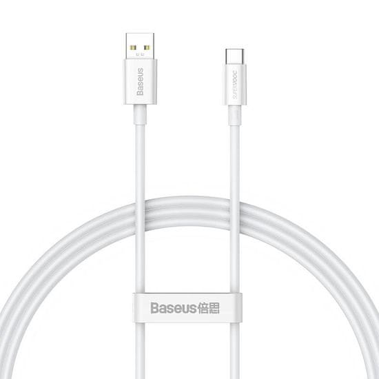 BASEUS Superior Series kabel USB na USB-C, 65 W, 1 m (bela)