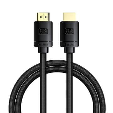 BASEUS Kabel HDMI do HDMI visoke ločljivosti 1,5 m, 8K (črn)