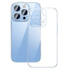 BASEUS Zaščitni komplet prozornega ohišja in kaljenega stekla Crystal za iPhone 14 Pro