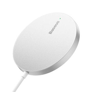 BASEUS Simple Mini3 15W magnetni induktivni polnilec (srebrn)