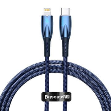 BASEUS Kabel USB-C do Lightning Glimmer, 20W, 1m (moder)