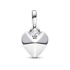 Pandora Romantičen srebrn obesek Heart of Me 792305C00