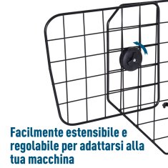 PAWHUT univerzalna pasja pregrada za naslonjalo za glavo avtomobila enostavna za namestitev
nastavljiva 89- 122cm