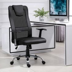 VINSETTO pisarniški stol/vodstveni stol ergonomska mreža vozlana tkanina nagibni mehanizem vrtljivi stol
