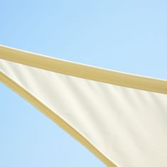 OUTSUNNY Outsunny Trikotna tenda iz poliestra (barva: bela, velikost: 6x6x6m)