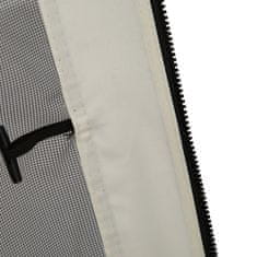 OUTSUNNY Komarnik za gazebo, univerzalna nadomestna zavesa proti komarjem s
tečaji, 302x207cm, črna in
Bež