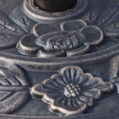 OUTSUNNY Podstavek za vrtni dežnik z ročajem z ročico iz smole, bron 50x31x32cm