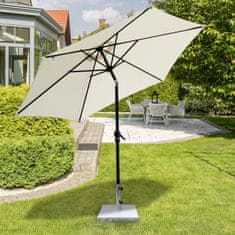 OUTSUNNY Marmorni vrtni dežnik osnovna podpora teže 29 kg 42 × 42 × 36 cm