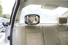 BabyDan Avtomobilsko ogledalo z nastavljivim ogledalom za vzvratno vožnjo z LED lučjo