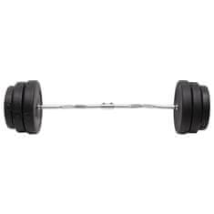 Vidaxl Zavita palica z utežmi 90 kg