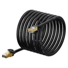 BASEUS Ethernet RJ45, 10Gb, 10m omrežni kabel (črn)