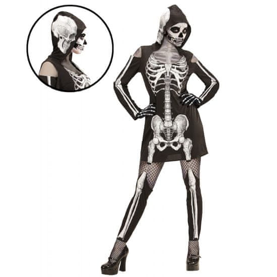 Widmann Ženski Pustni Kostumi Okostnjak Skeleton