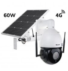 Secutek Vrtljiva 4G PTZ IP kamera SBS-NC79G-30X s solarnim polnjenjem 60W / 40A