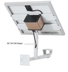 Secutek Vrtljiva 4G PTZ IP kamera SBS-NC79G-30X s solarnim polnjenjem 60W / 40A